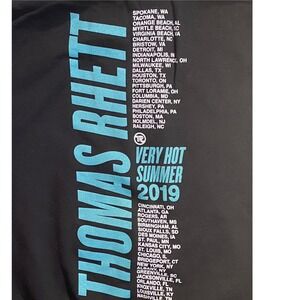 Thomas Rhett Very Hot Summer 2019 Tour Hoodie Black VHS-19 Concert Merch Large